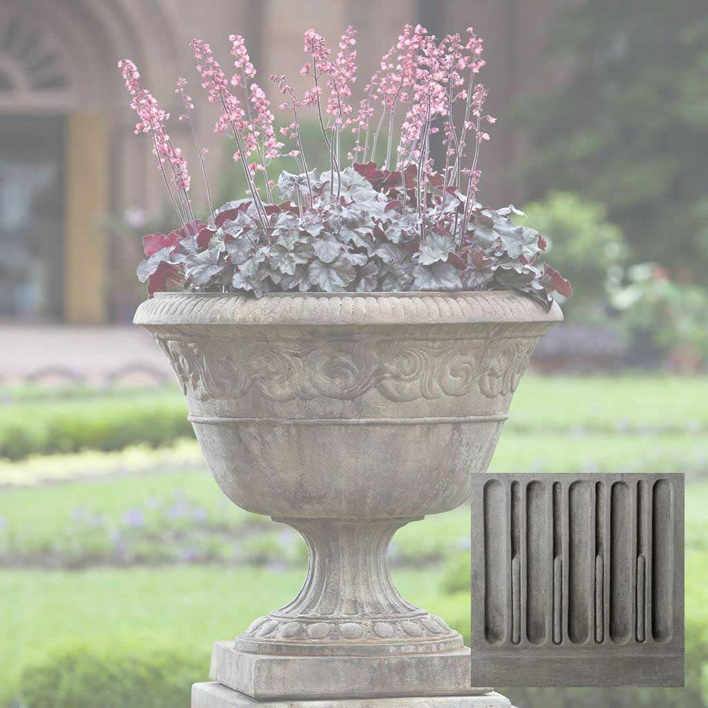 Smithsonian Foliated Scroll Urn