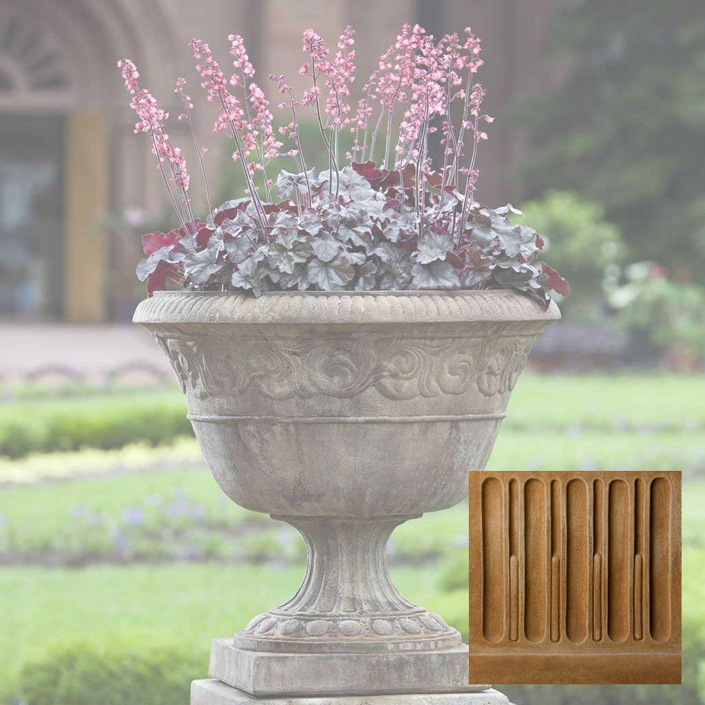 Smithsonian Foliated Scroll Urn