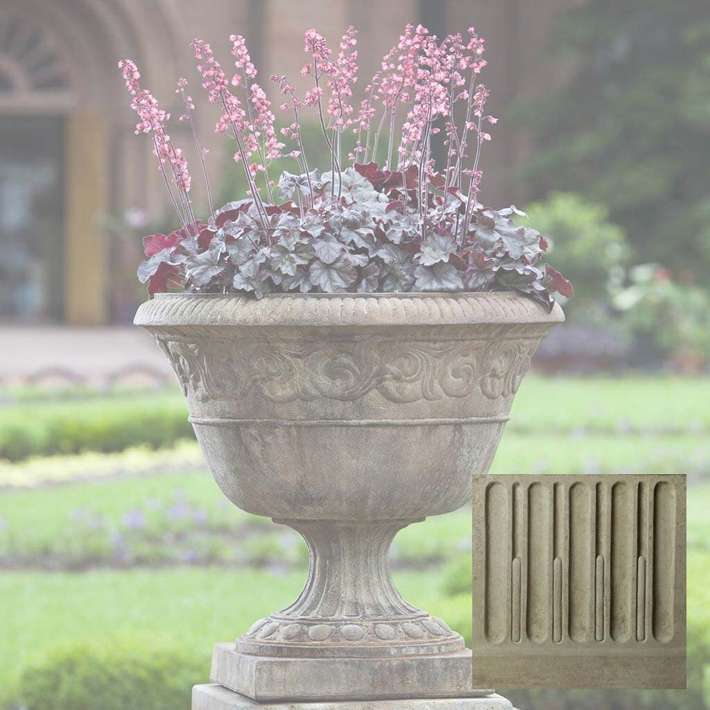 Smithsonian Foliated Scroll Urn