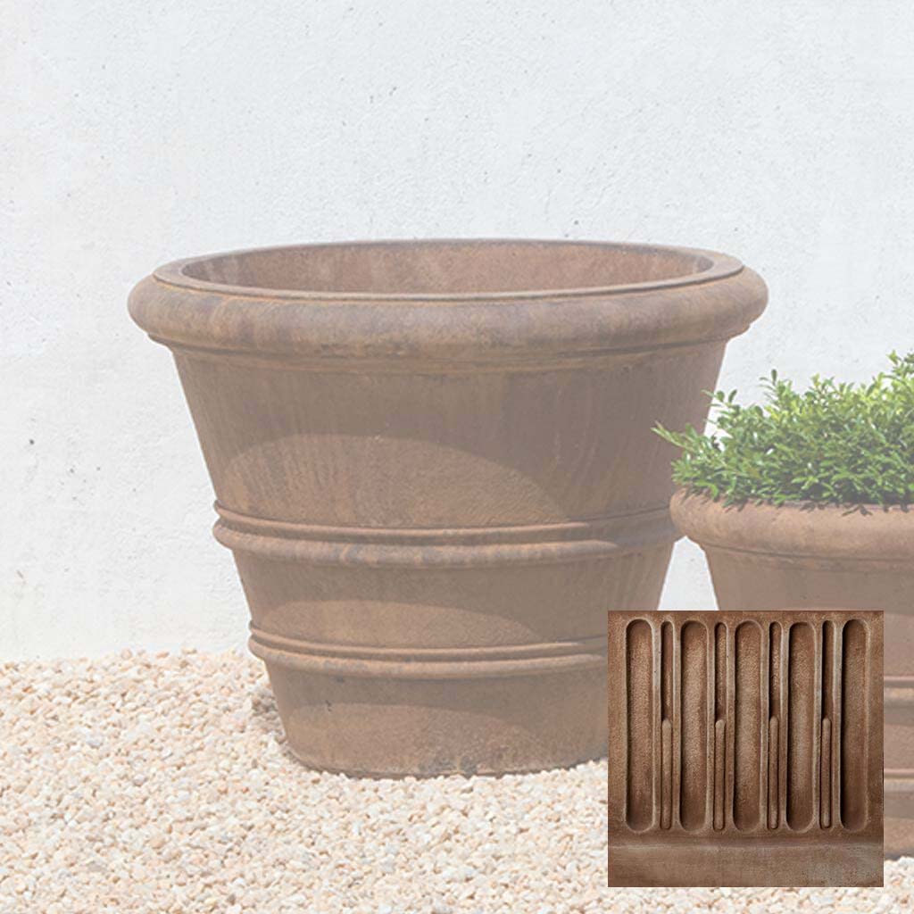 Classic Rolled Rim Planter, Medium
