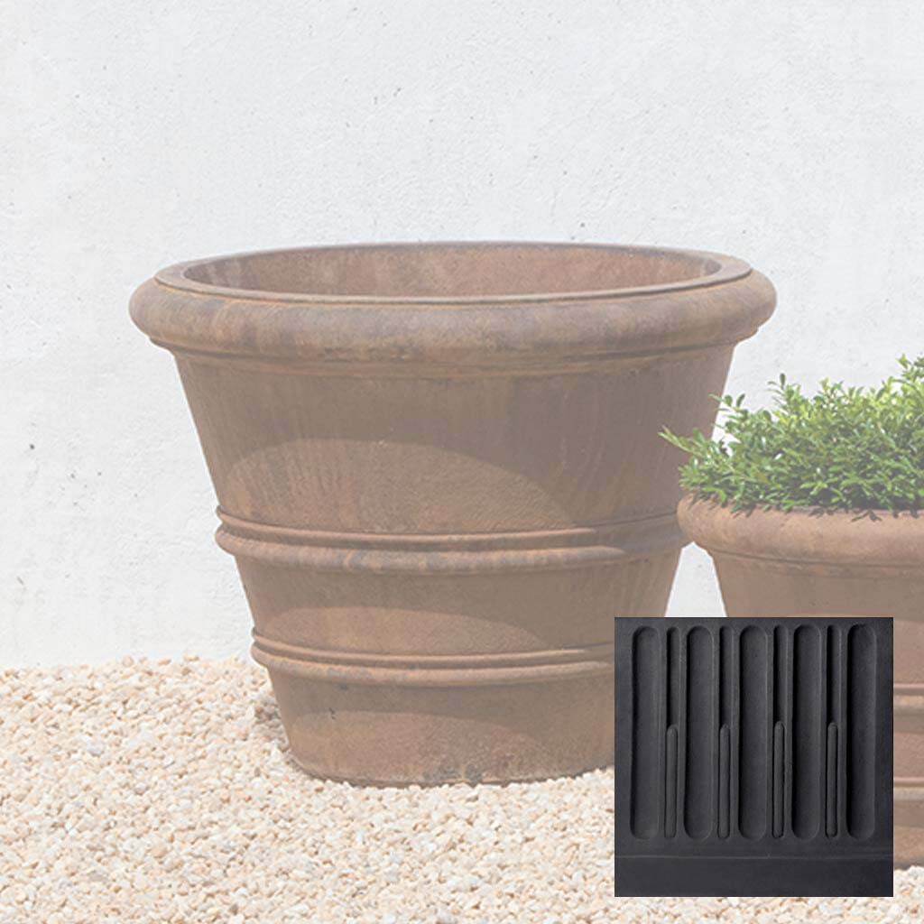 Classic Rolled Rim Planter, Medium
