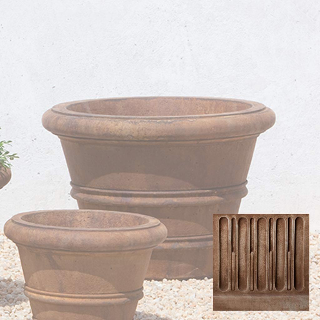 Classic Rolled Rim Planter, Medium