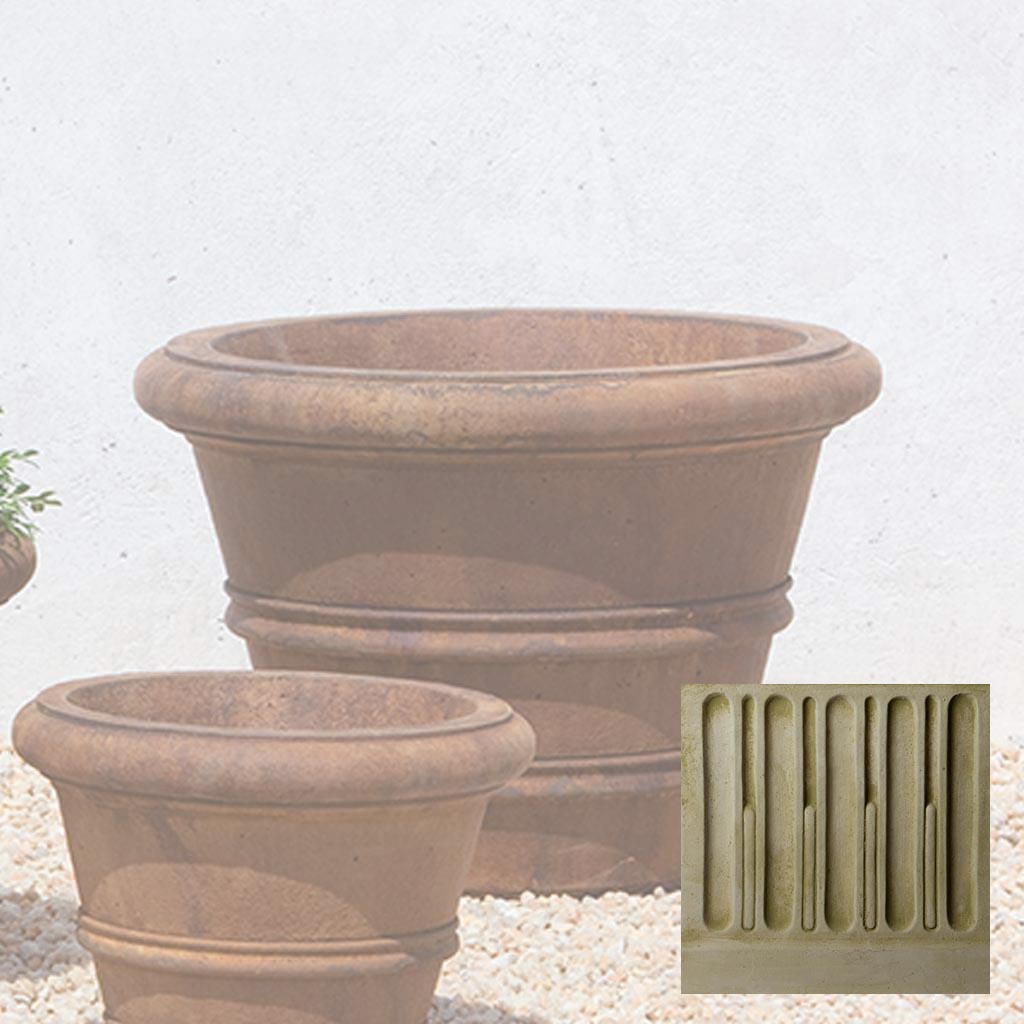 Classic Rolled Rim Planter, Medium