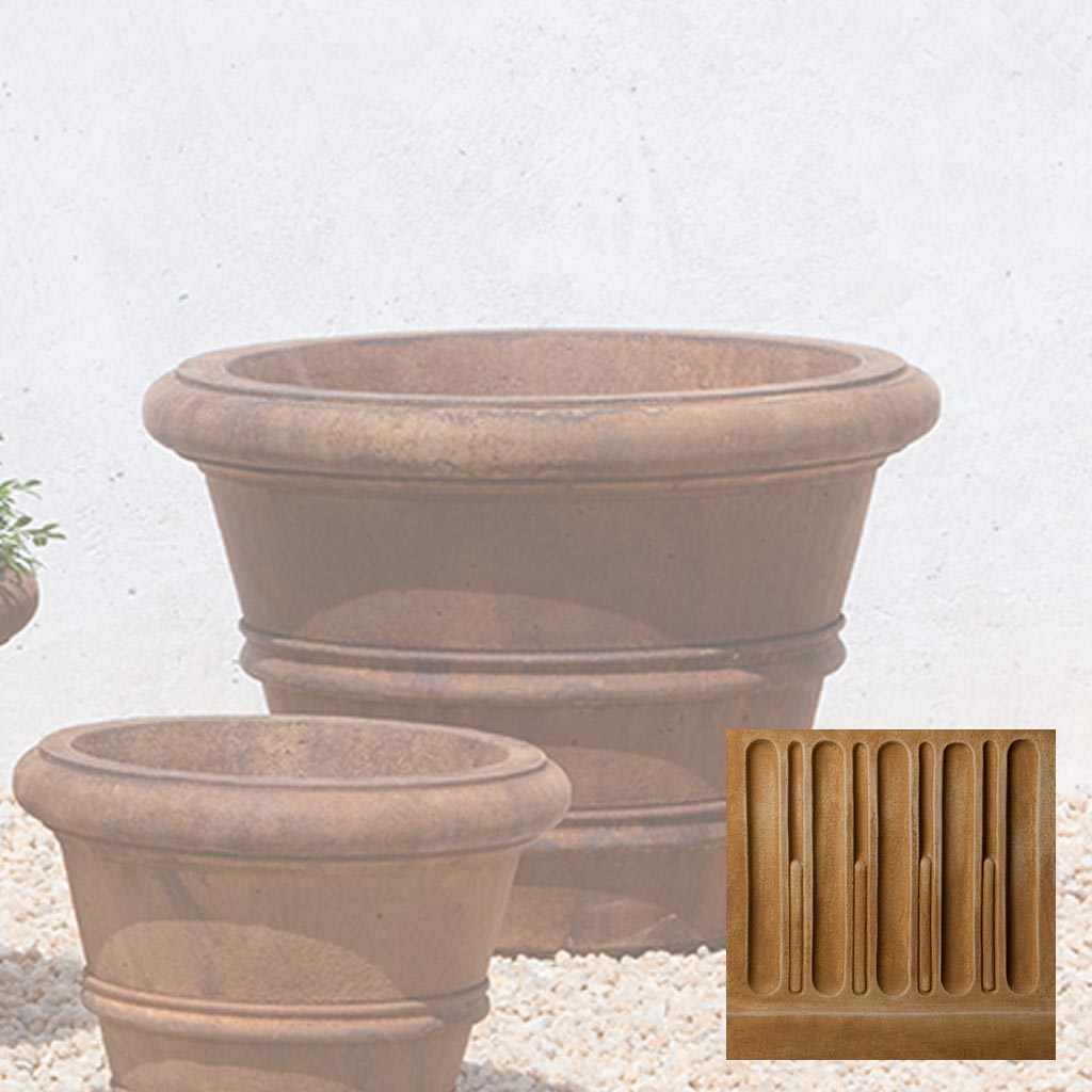 Classic Rolled Rim Planter, Medium