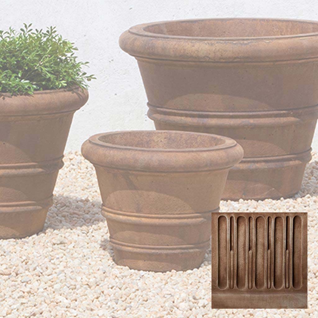 Classic Rolled Rim Planter, Medium