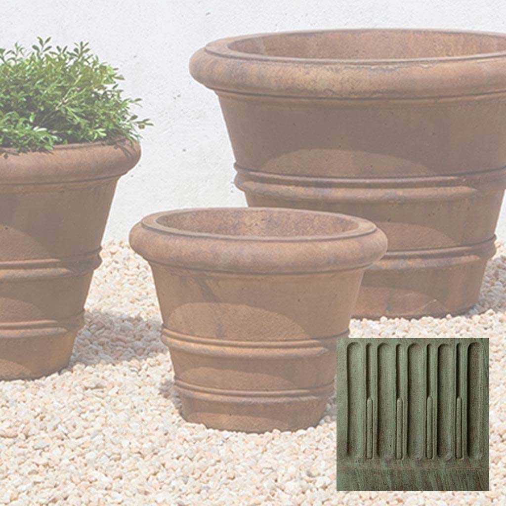 Classic Rolled Rim Planter, Medium