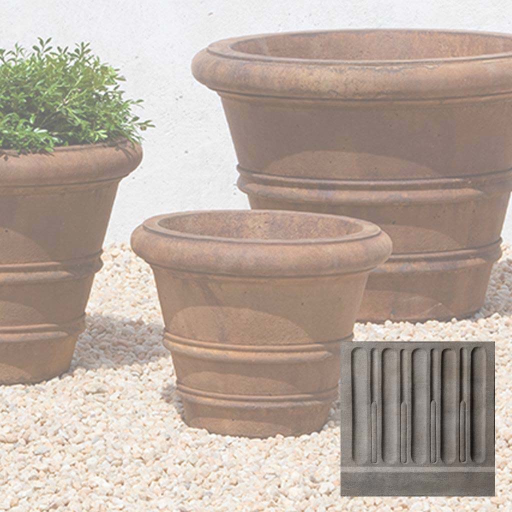 Classic Rolled Rim Planter, Medium