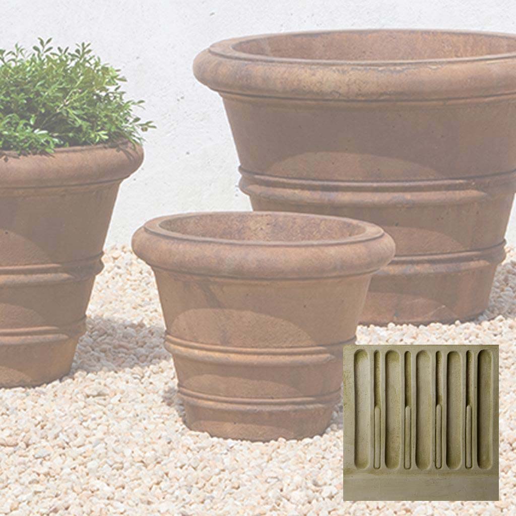 Classic Rolled Rim Planter, Medium