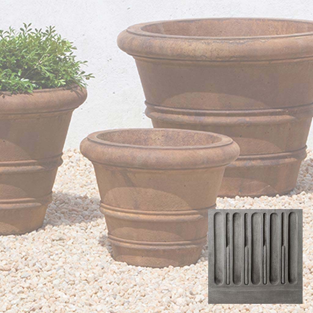 Classic Rolled Rim Planter, Medium