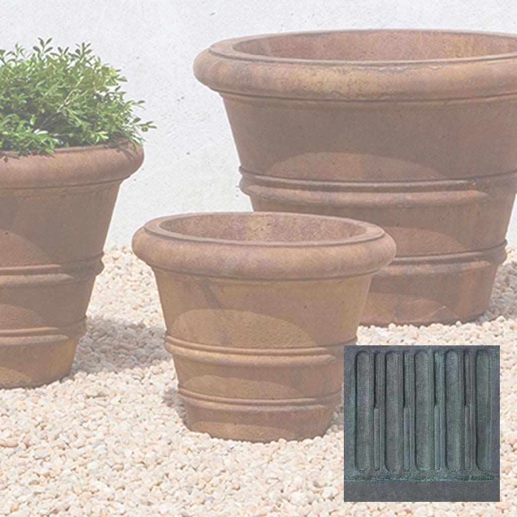 Classic Rolled Rim Planter, Medium