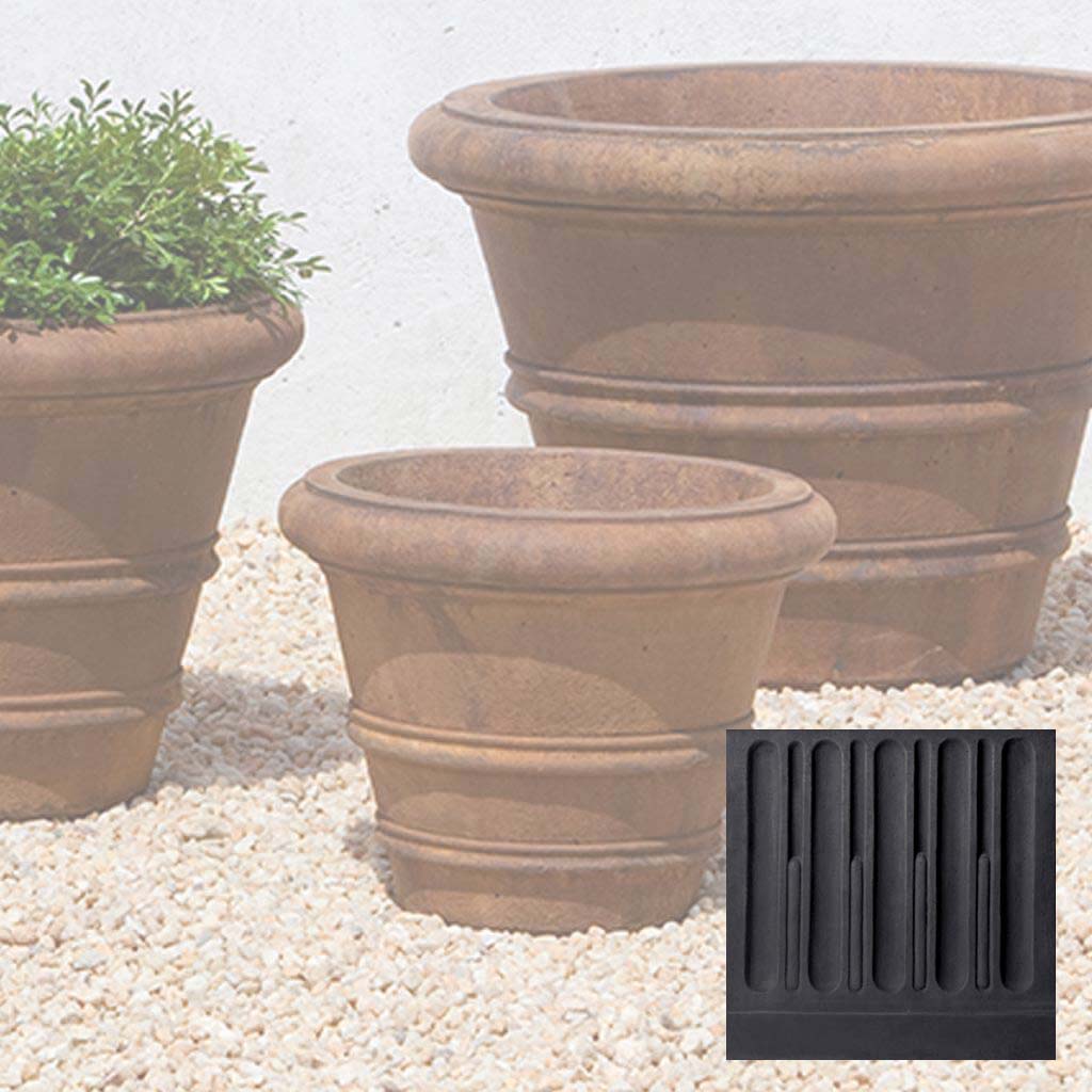 Classic Rolled Rim Planter, Medium
