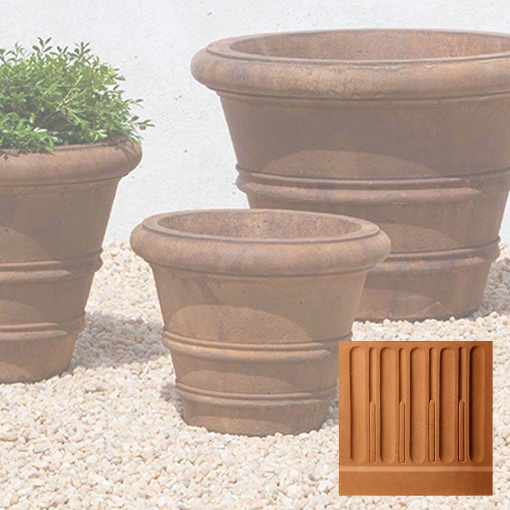 Classic Rolled Rim Planter, Medium