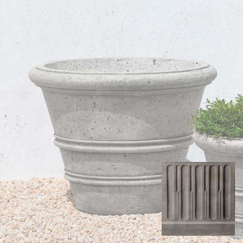 Textured Rolled Rim Planter, Medium