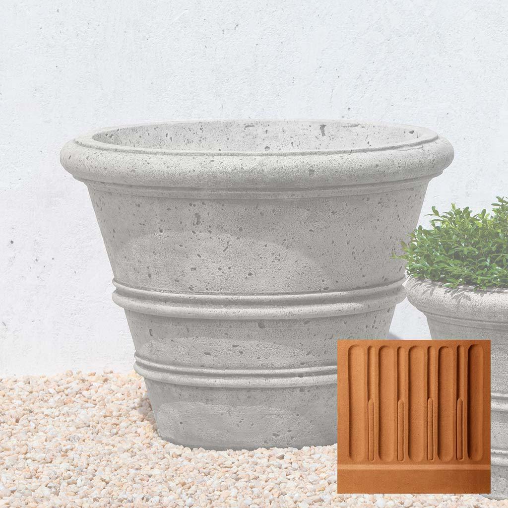 Textured Rolled Rim Planter, Medium