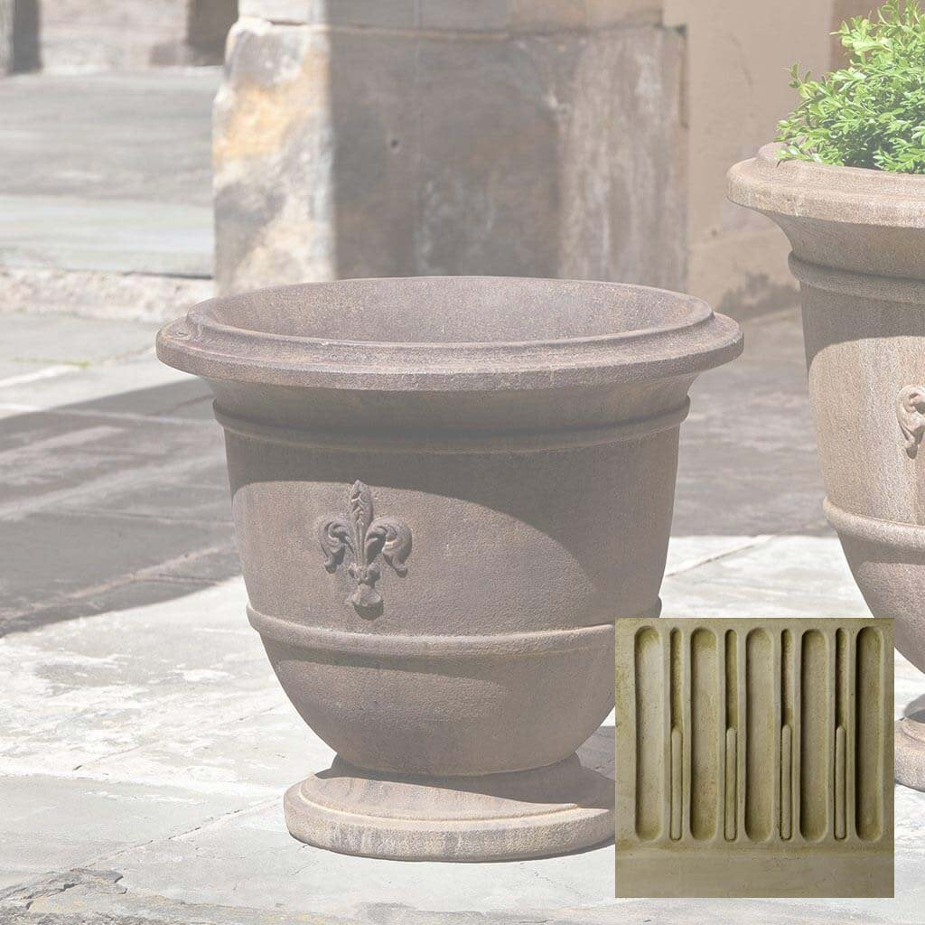 Fleur de Lis Urn - Small