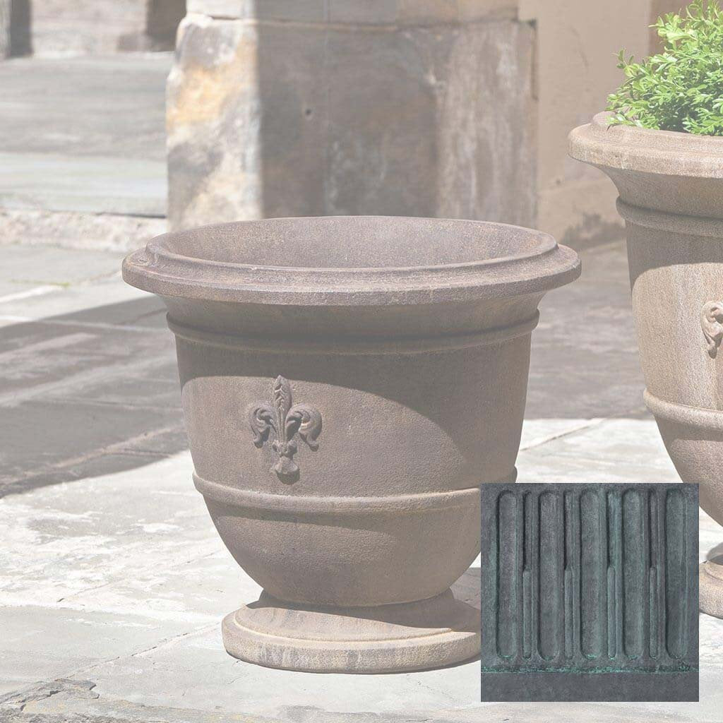 Fleur de Lis Urn - Small