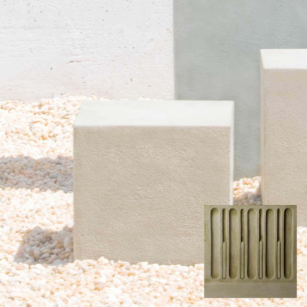 Short Square Textured Pedestal