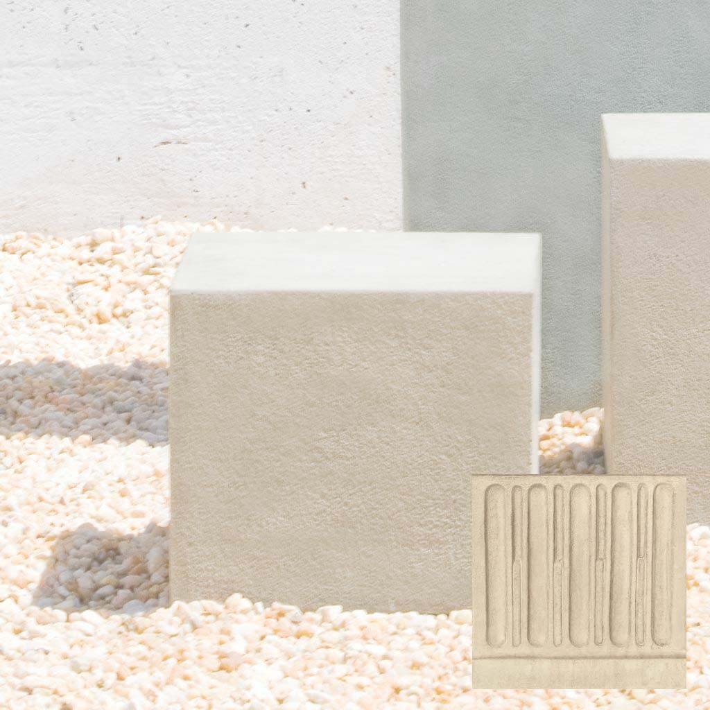 Short Square Textured Pedestal