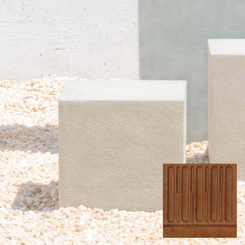 Short Square Textured Pedestal