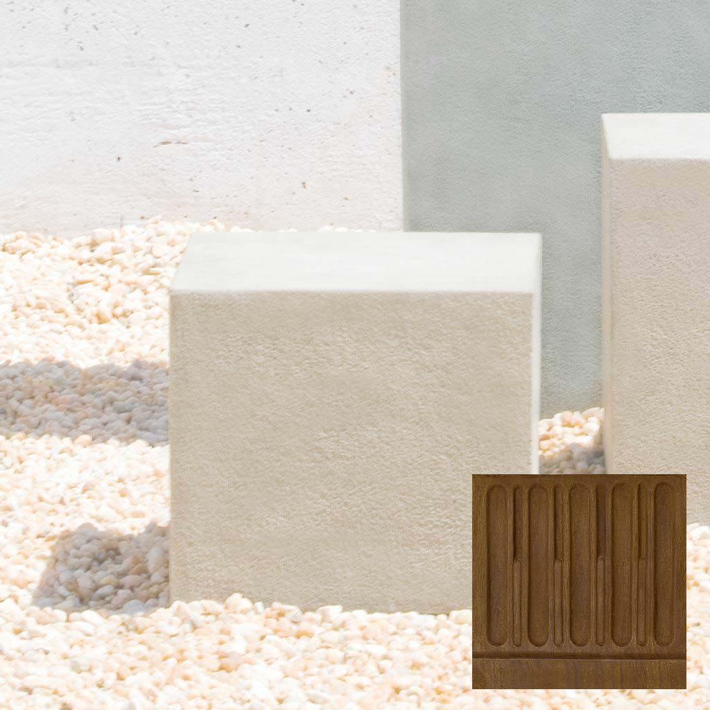 Short Square Textured Pedestal