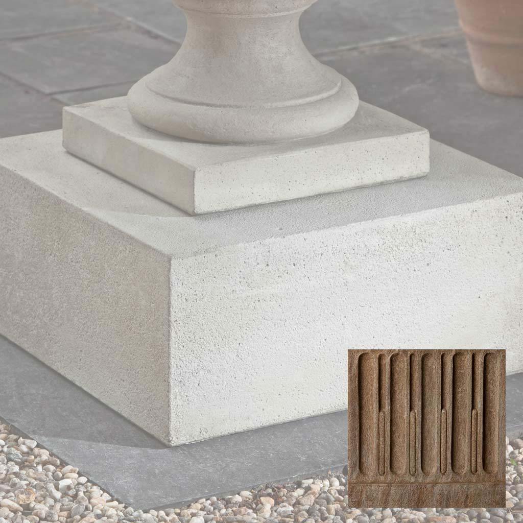Textured Low Square Pedestal