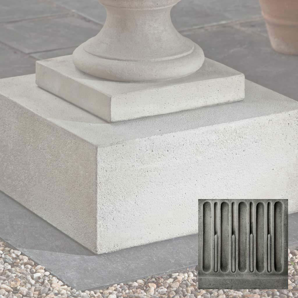Textured Low Square Pedestal