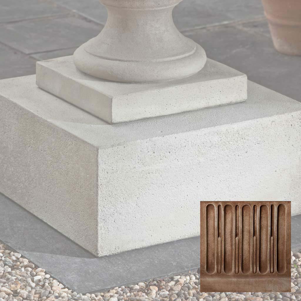 Textured Low Square Pedestal