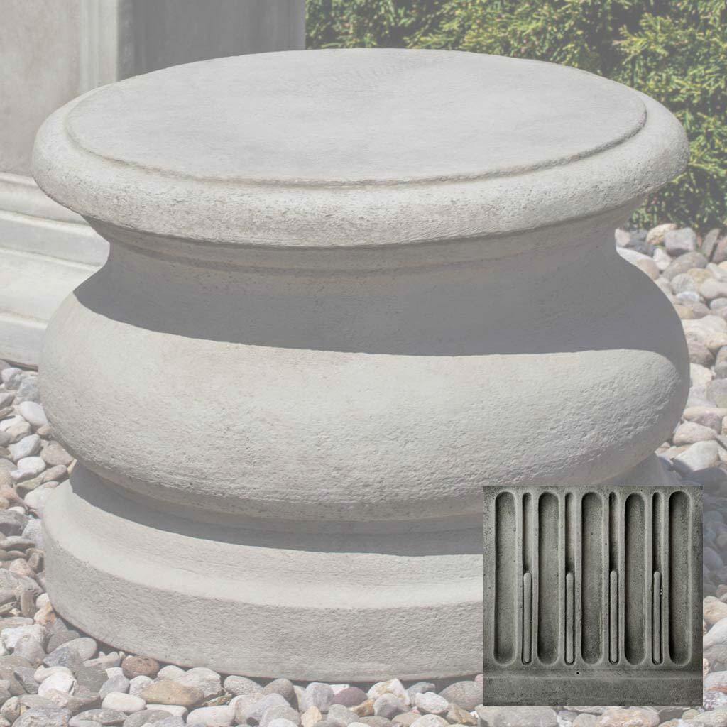 Round Plain Pedestal - Low