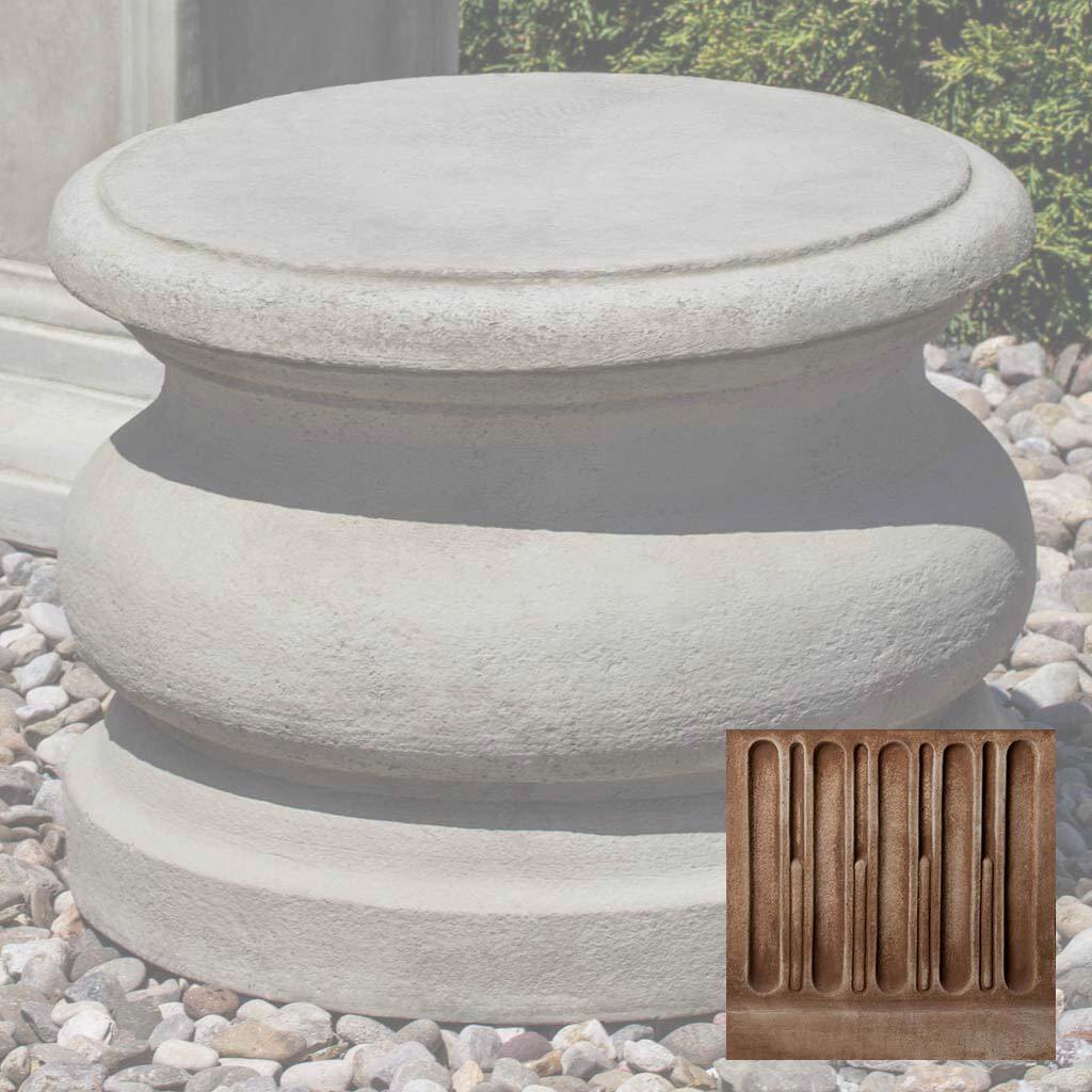 Round Plain Pedestal - Low