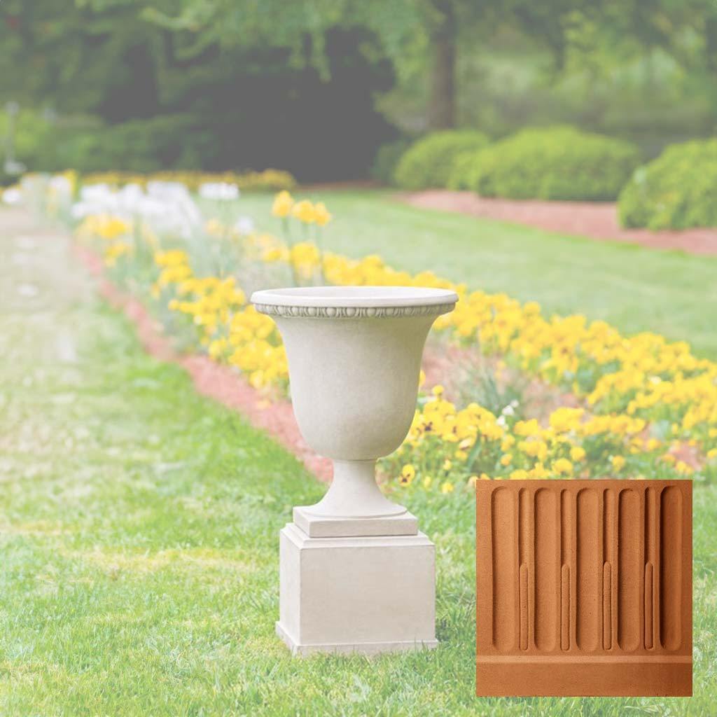 Wburg Egg & Dart Urn w/ Classic Tall Pedestal