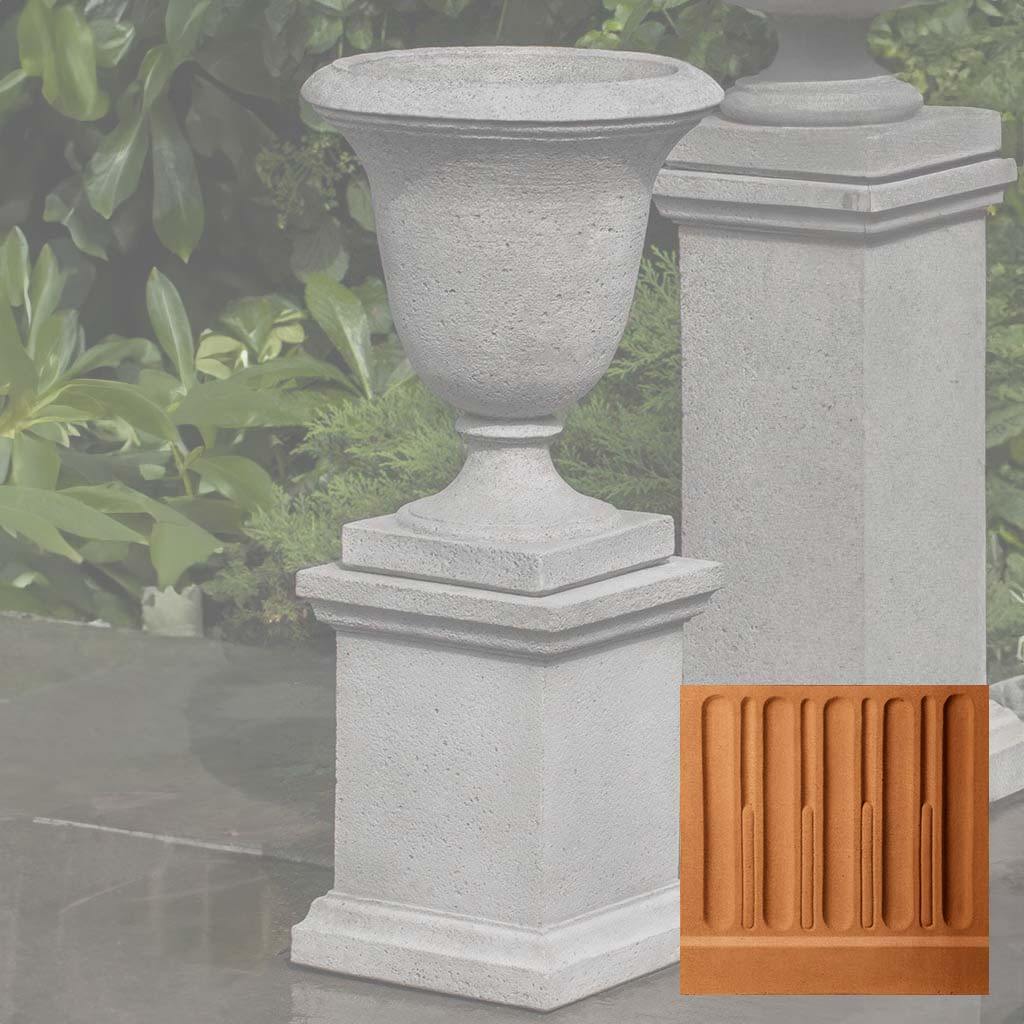 Linwood Urn w/ Low Wolcott Ped