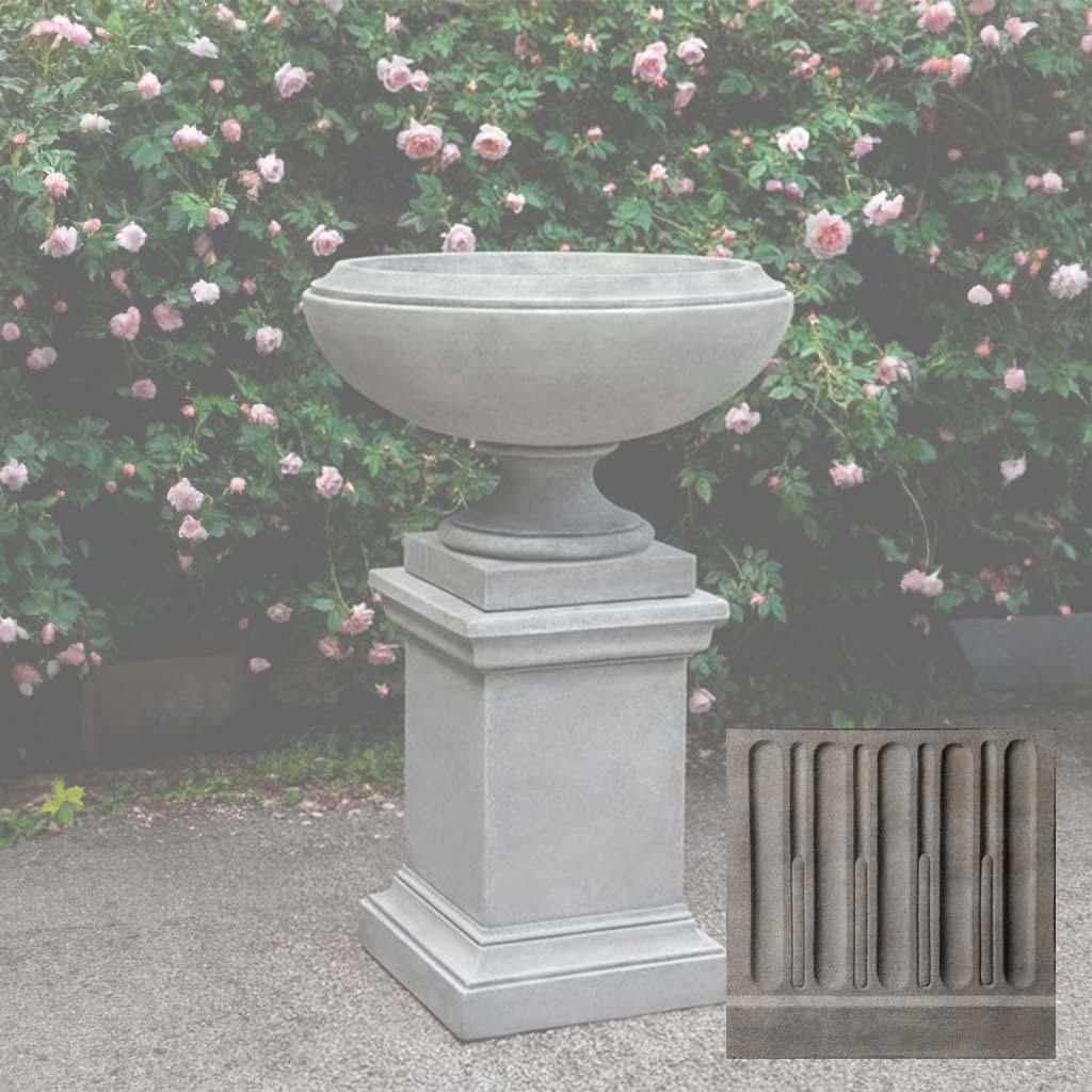 Jensen Urn Large w/ Greenwich Pedestal