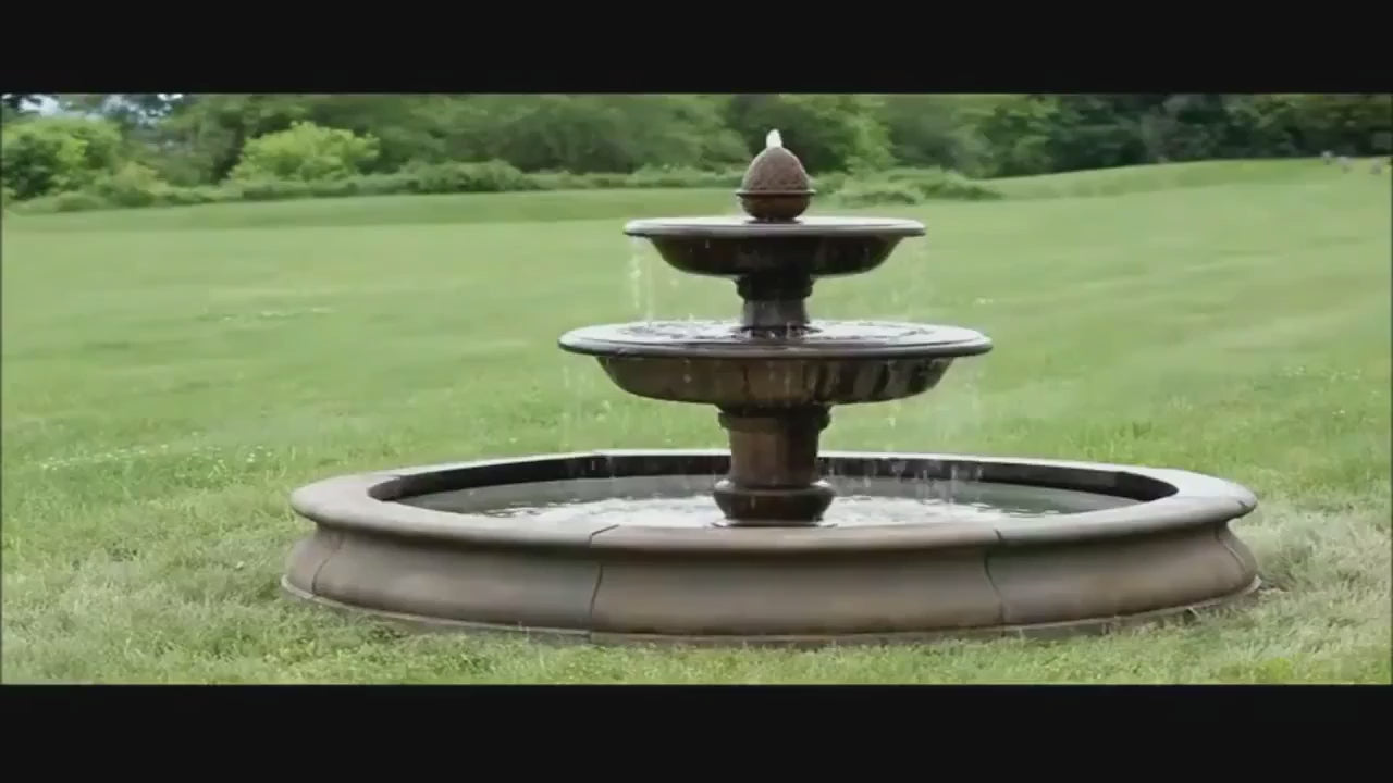 Charleston Fountain in Basin