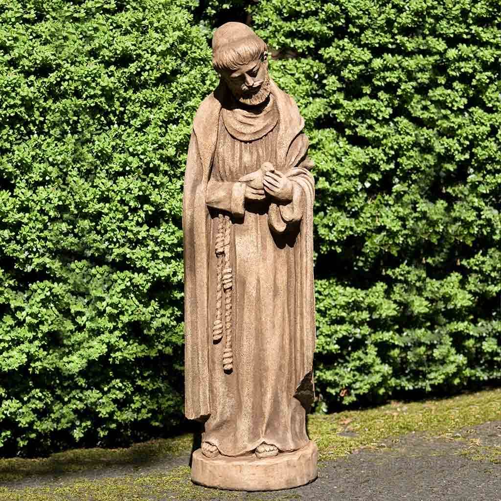 Saint Francis With Baby Bird