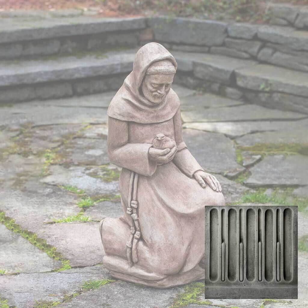 Kneeling Saint Francis With Bird