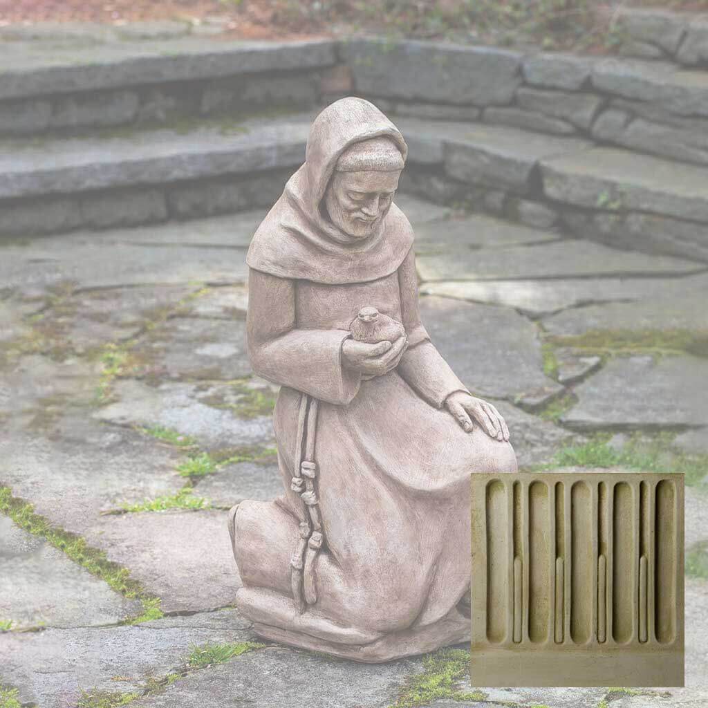 Kneeling Saint Francis With Bird