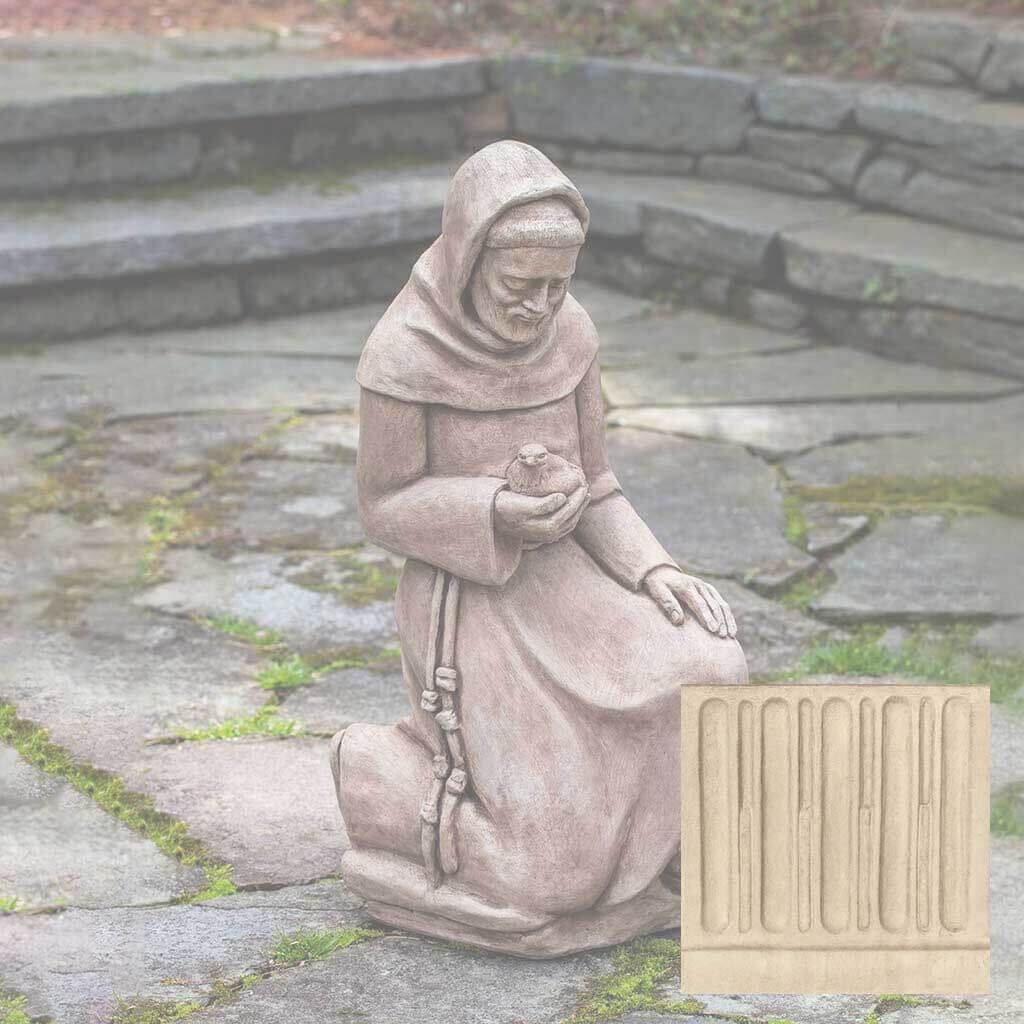 Kneeling Saint Francis With Bird