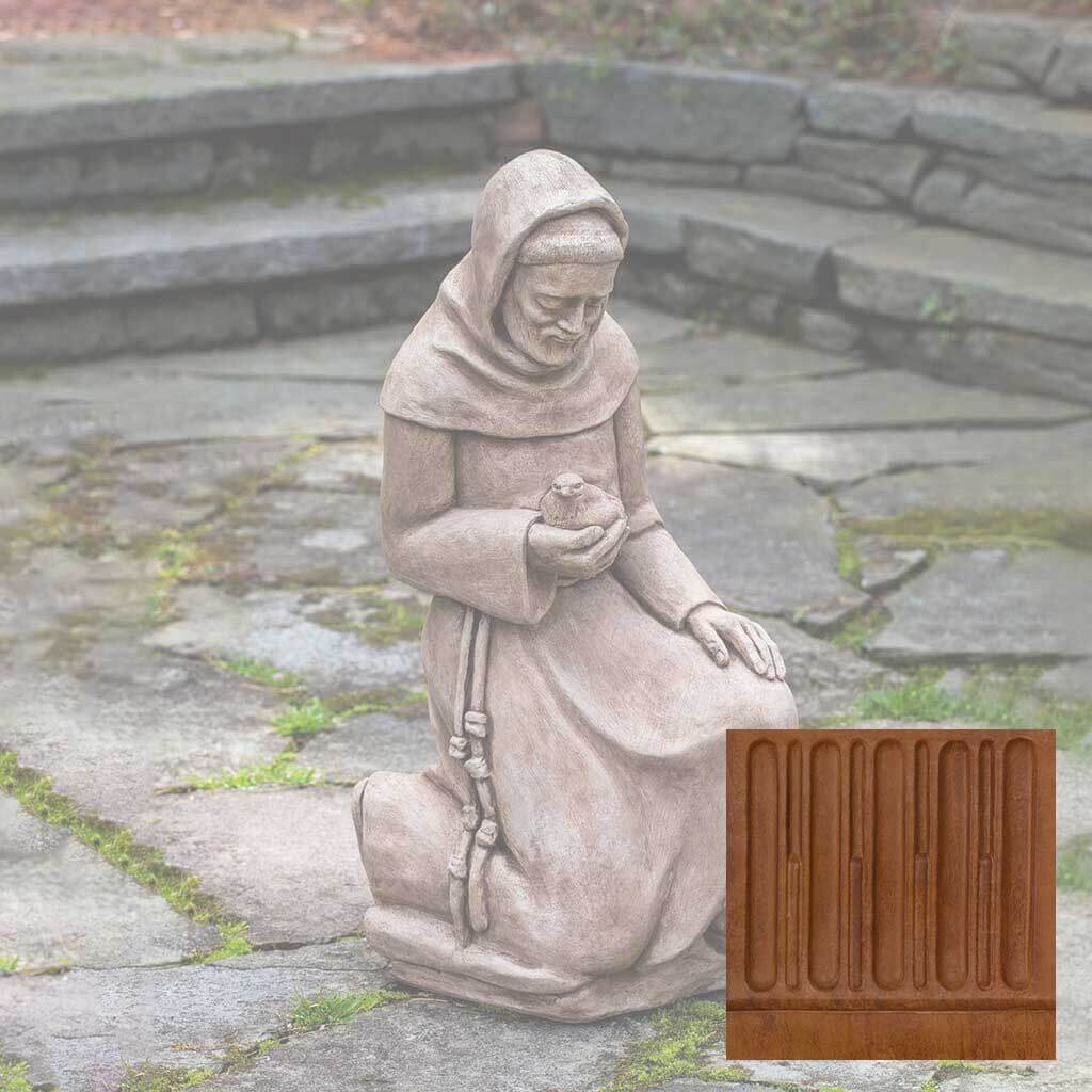 Kneeling Saint Francis With Bird