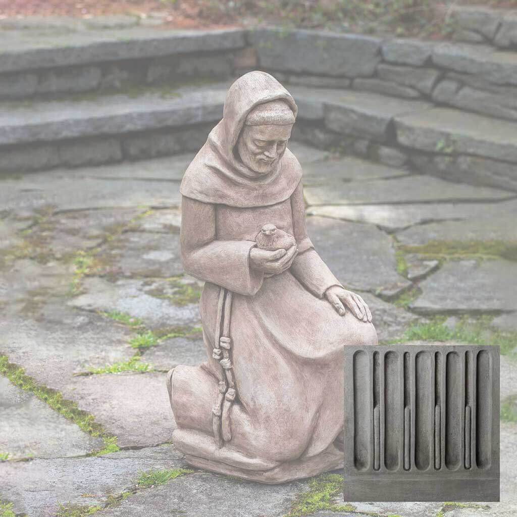 Kneeling Saint Francis With Bird
