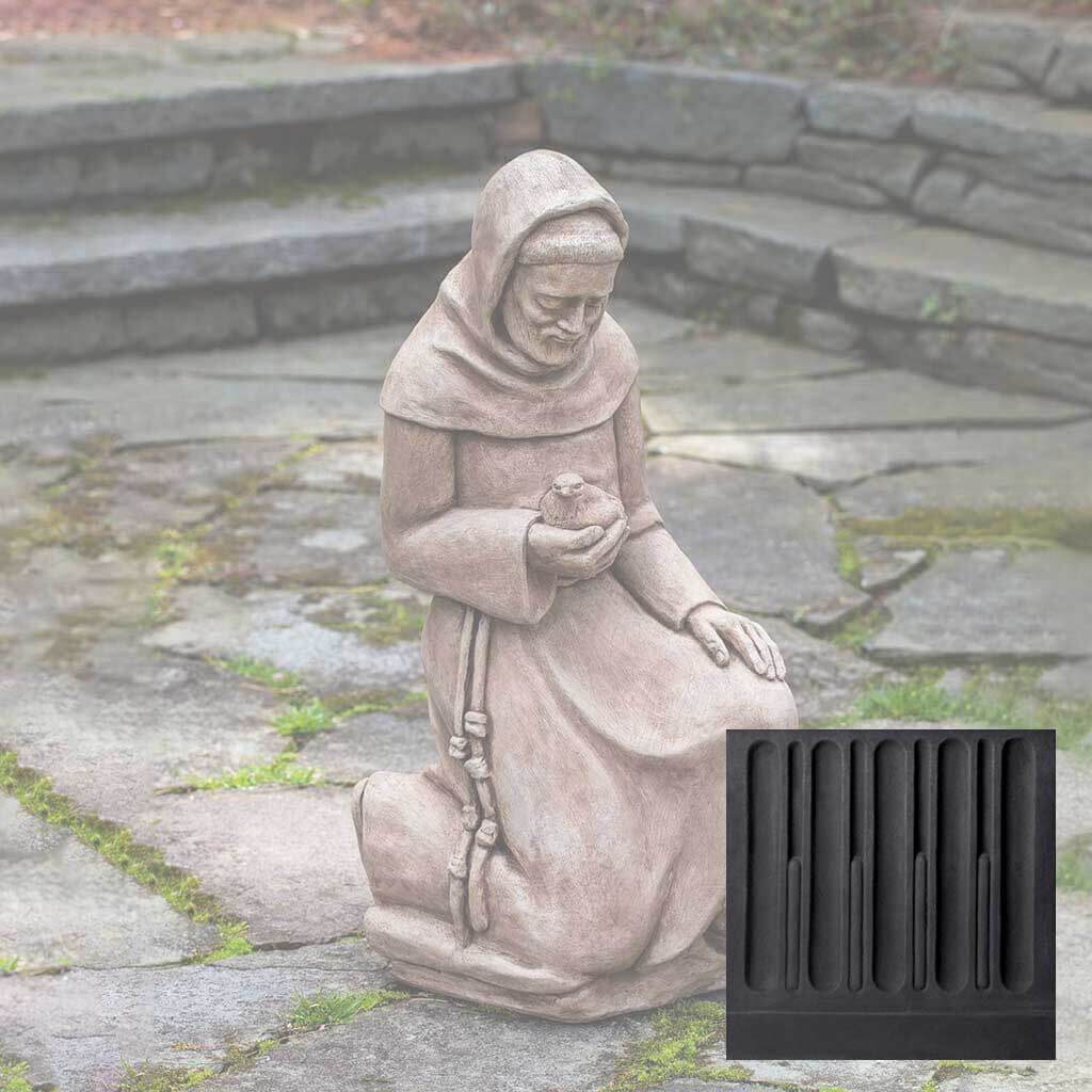 Kneeling Saint Francis With Bird