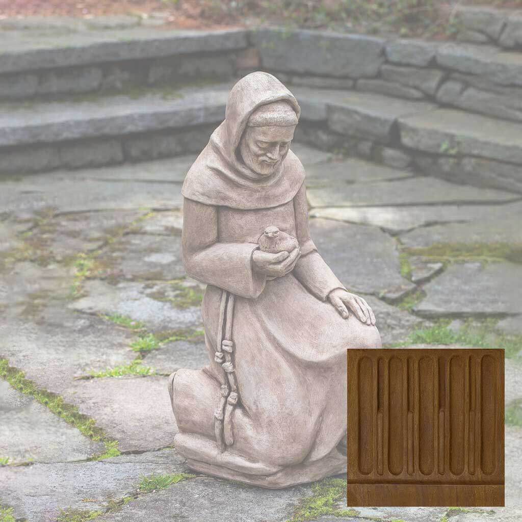 Kneeling Saint Francis With Bird