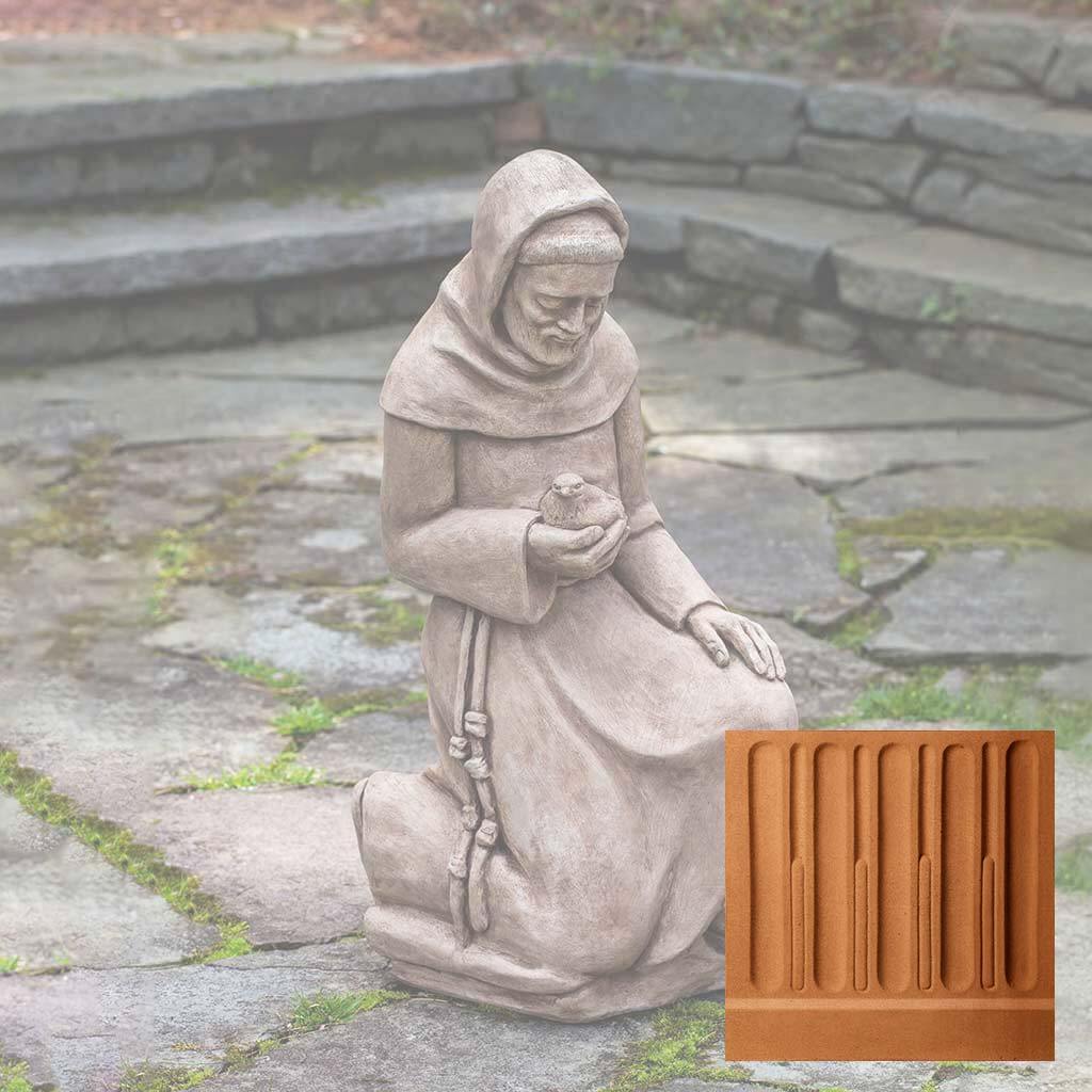 Kneeling Saint Francis With Bird