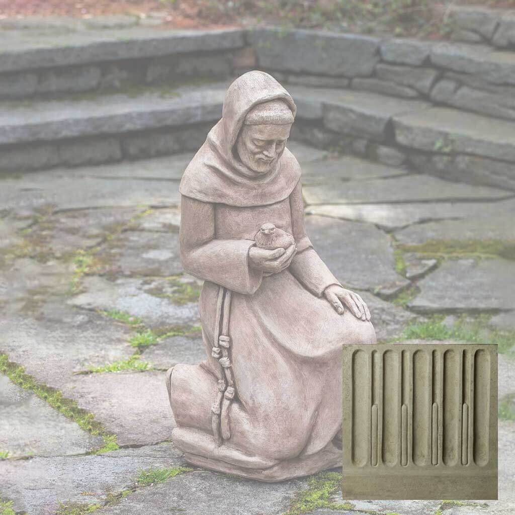 Kneeling Saint Francis With Bird